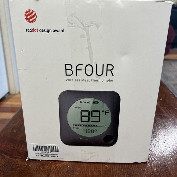 Brand New BFOUR Meat Wireless Bluetooth Digital Meat Thermometer w/ 6 Probes - Picture 1 of 8